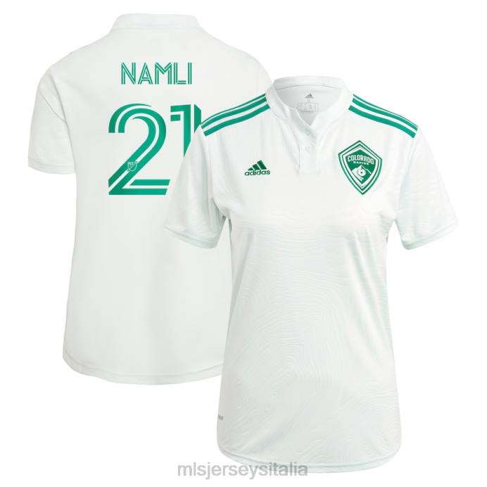 MLS Jerseys Colorado Rapids Younes Namli Maglia da giocatore replica adidas verde 2021 classe cinque donne maglia ZB4R1366
