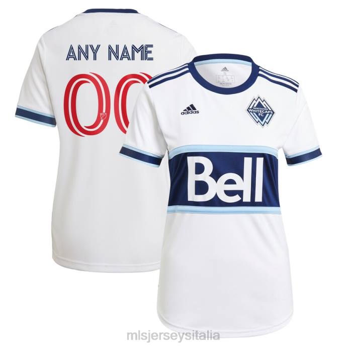 MLS Jerseys Maglia personalizzata Vancouver Whitecaps FC Adidas Bianca 2021 Replica Primaria donne maglia ZB4R1343