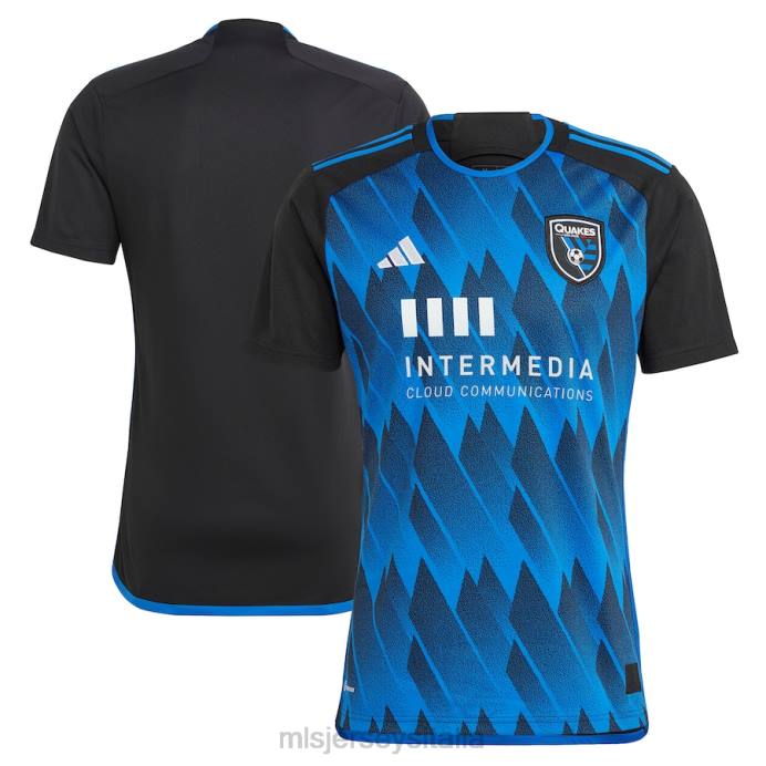 MLS Jerseys San Jose Terremoti Maglia replica adidas blu 2023 Active Fault Jersey uomini maglia ZB4R162