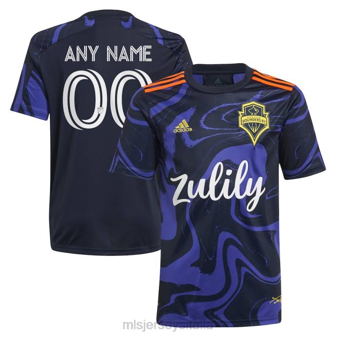 MLS Jerseys Seattle Sounders FC adidas viola 2021 la maglia personalizzata replica del kit Jimi Hendrix uomini maglia ZB4R155
